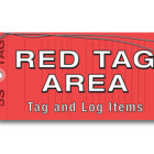 5S Red Tag Area Sign