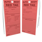 5S Auto Body Red Tags - Enna.com