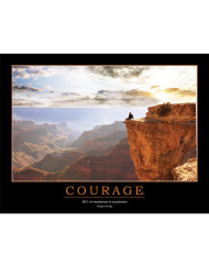 Courage Quote Poster - Shigeo Shingo - Grand Canyon