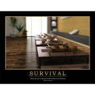 Survival Poster - Benjamin Disraeli Quote